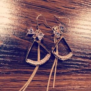 Bowknot Long Drop Earrings